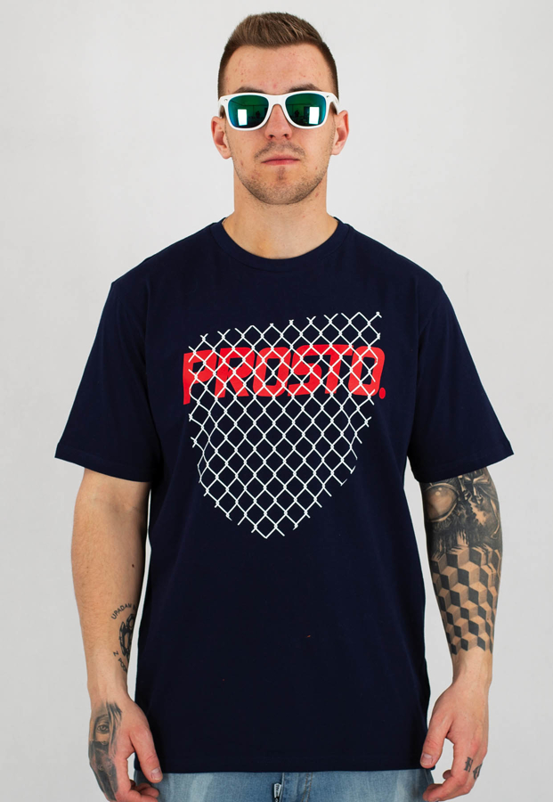 T-shirt Prosto Barrier granatowy