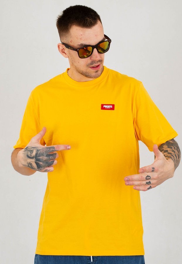 T-shirt Prosto Basic Gum żółty