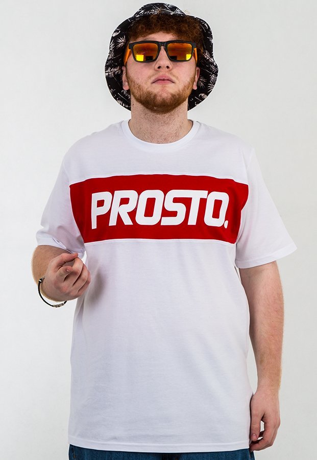 T-shirt Prosto Basic Levels biały