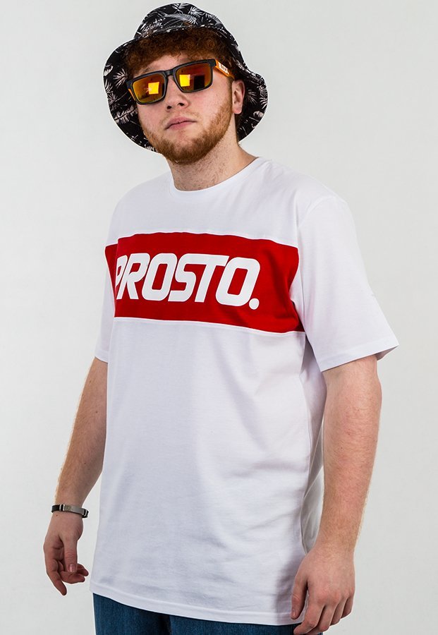 T-shirt Prosto Basic Levels biały
