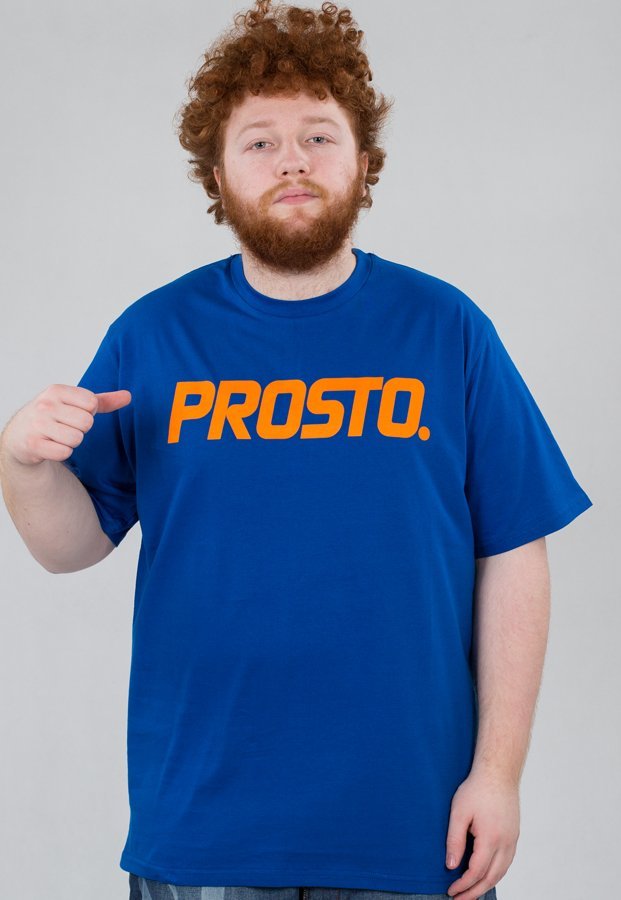 T-shirt Prosto Basic niebieski
