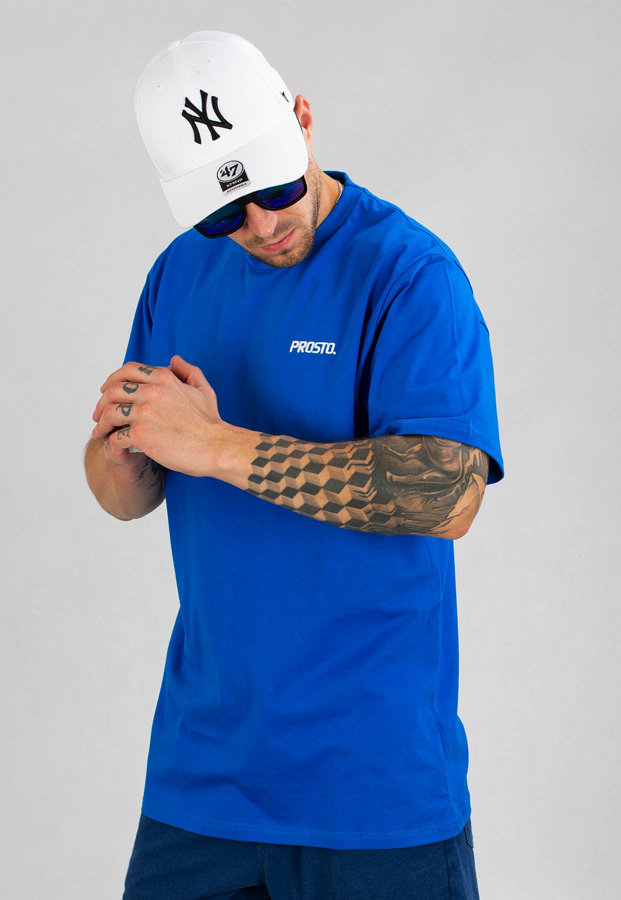 T-shirt Prosto Basick ciemno niebieski