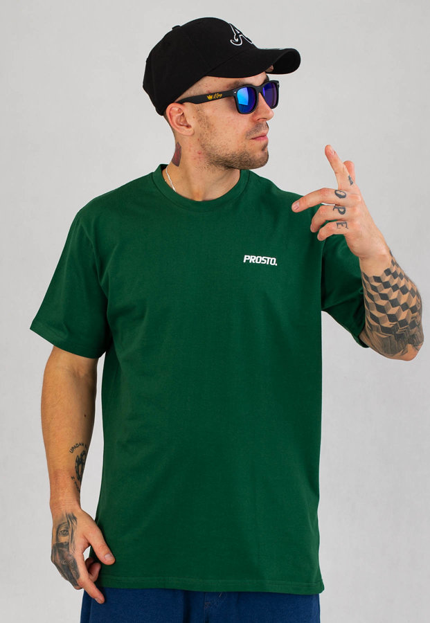 T-shirt Prosto Basick ciemno zielony