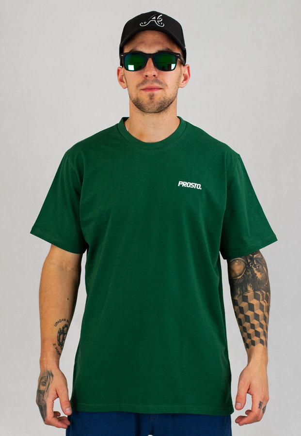 T-shirt Prosto Basick ciemno zielony