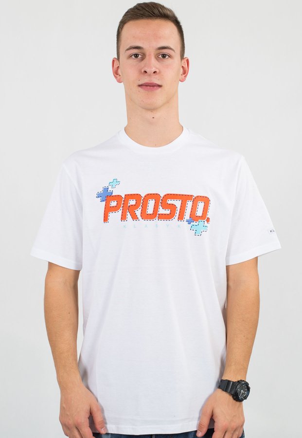 T-shirt Prosto Baste biały