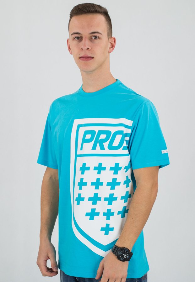 T-shirt Prosto Big Shield niebieski