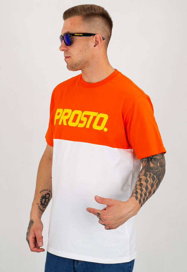 T-shirt Prosto Blow II pomarańczowy