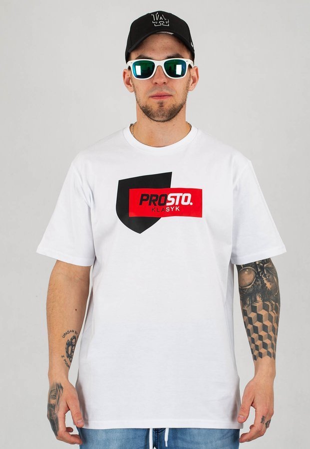 T-shirt Prosto Brand biały