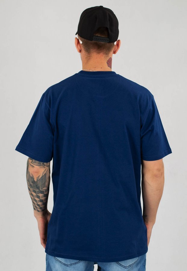 T-shirt Prosto Brand ciemno niebieski