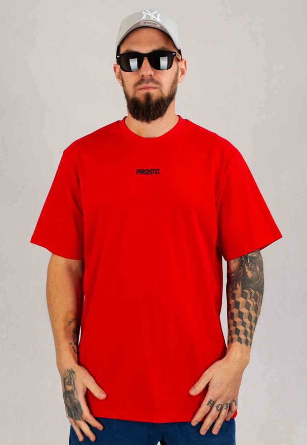 T-shirt Prosto Braver czerwony
