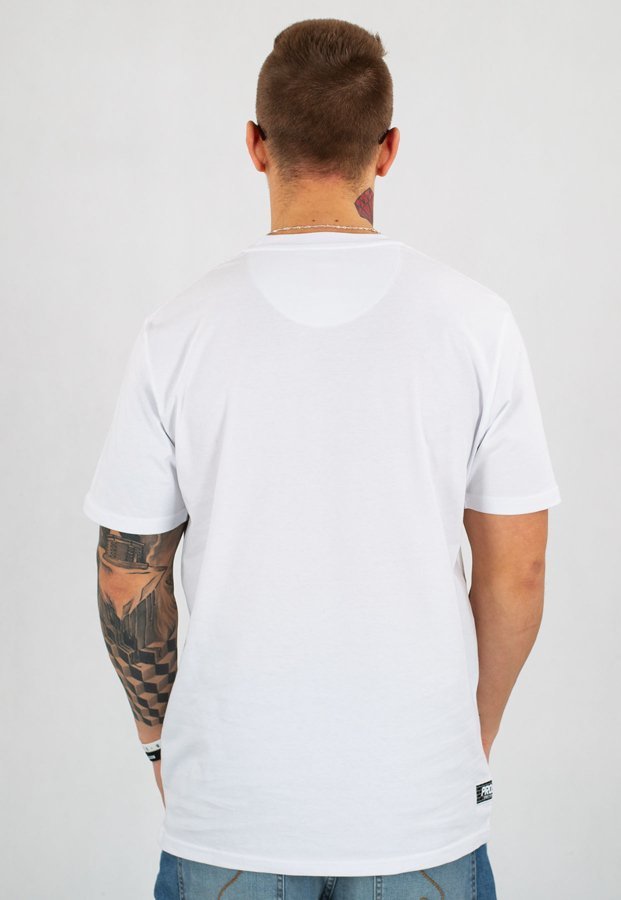 T-shirt Prosto Brick Shield biały
