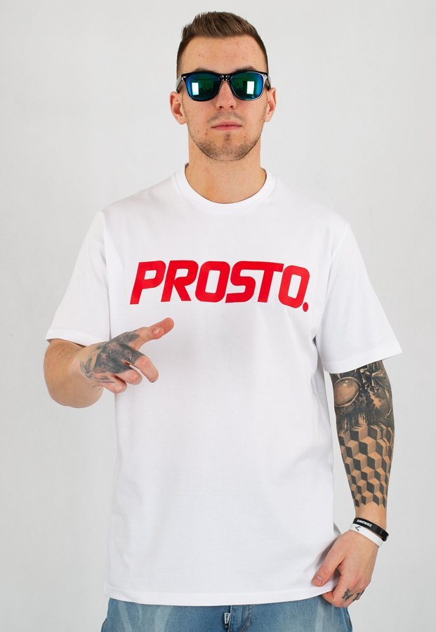 T-shirt Prosto Classic V biały