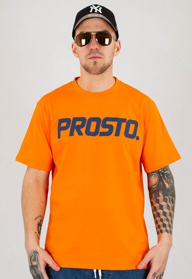 T-shirt Prosto Classic XX pomarańczowy