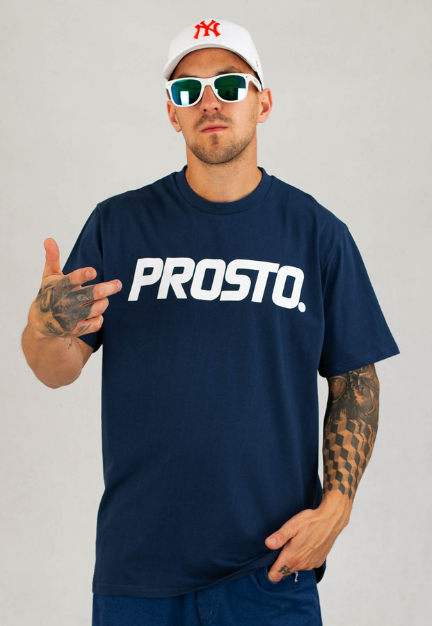 T-shirt Prosto Classic XXII granatowy