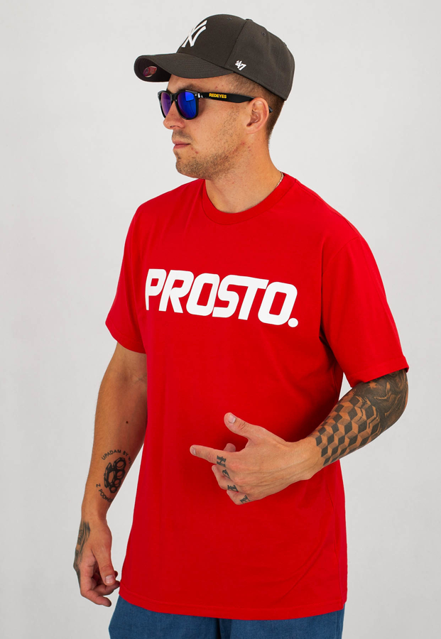 T-shirt Prosto Classic czerwony