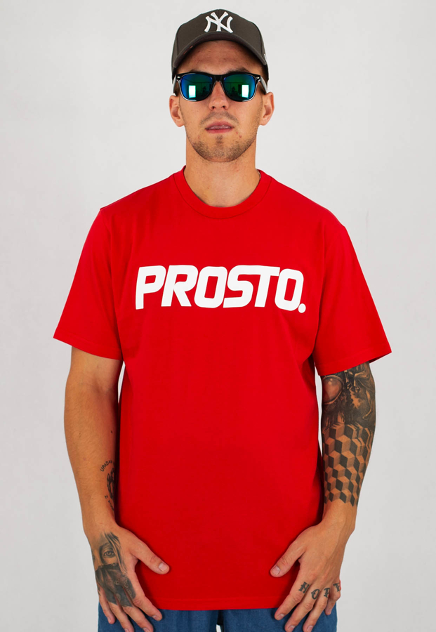 T-shirt Prosto Classic czerwony