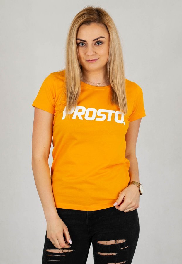T-shirt Prosto Classic pomarańczowy