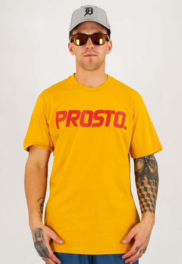 T-shirt Prosto Classic żółty