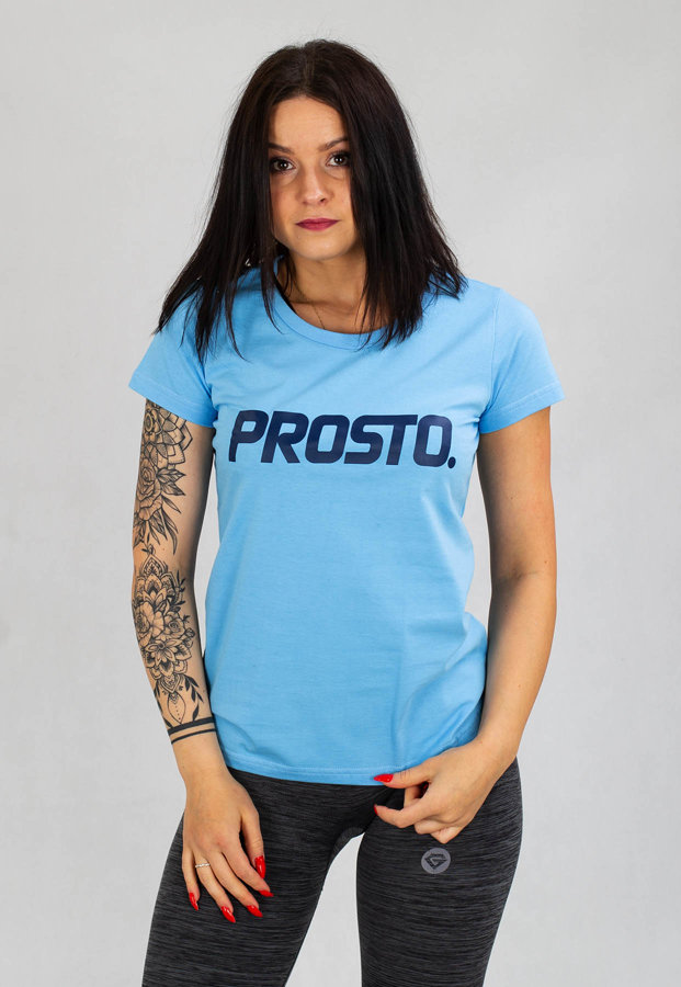 T-shirt Prosto Classy jasno niebieski