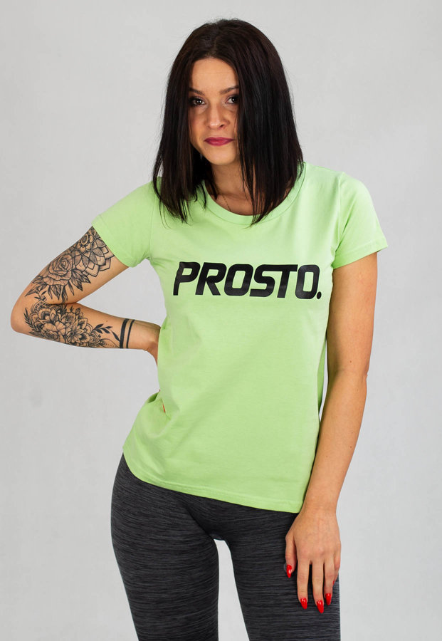 T-shirt Prosto Classy jasno zielony