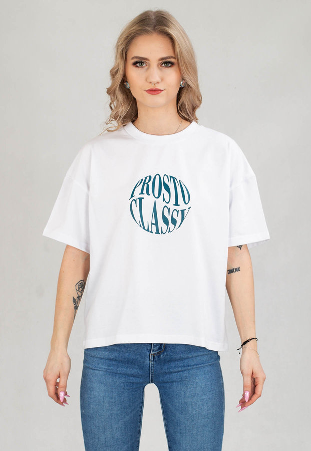 T-shirt Prosto Cleor biały