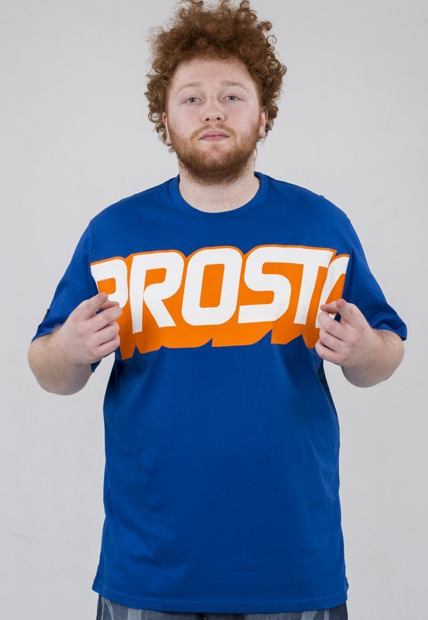 T-shirt Prosto Concrete niebieski