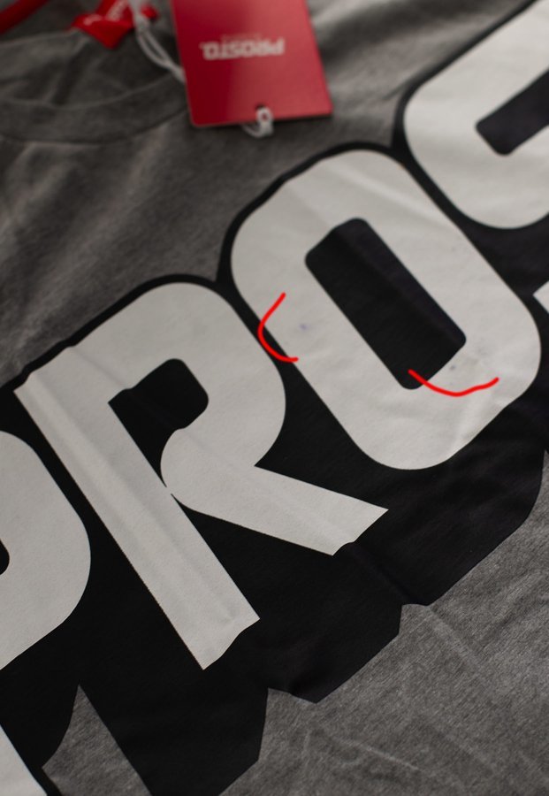 T-shirt Prosto Concrete szary OUTLET