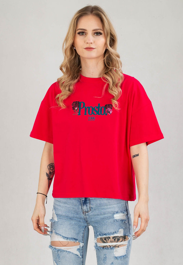 T-shirt Prosto Cruz czerwony