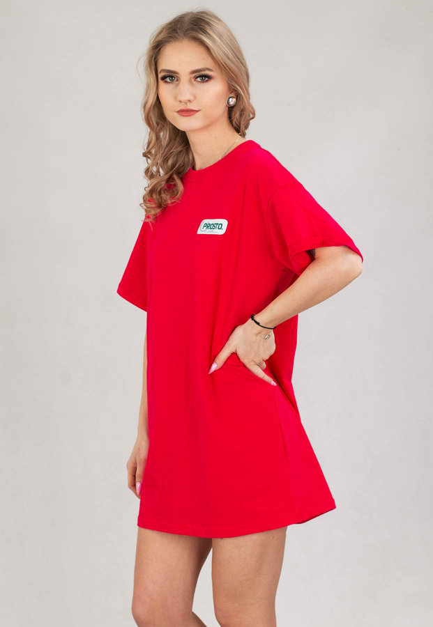 T-shirt Prosto Dress Simplo czerwony