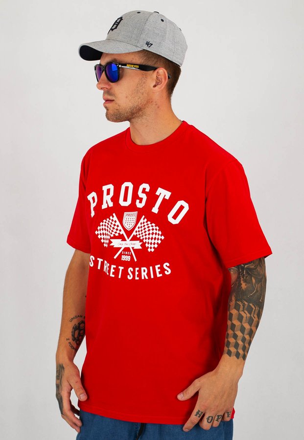 T-shirt Prosto Formula czerwony