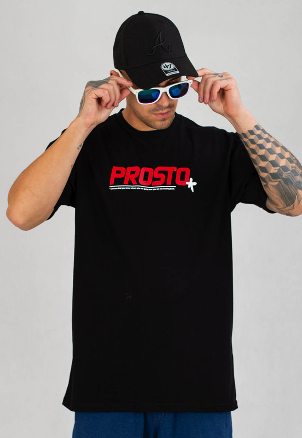 T-shirt Prosto Franco czarny