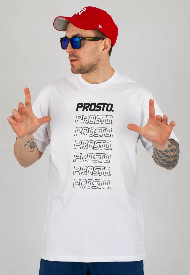T-shirt Prosto Fruggally biały