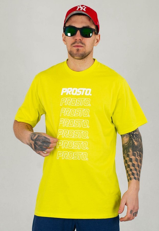T-shirt Prosto Fruggally neonowy