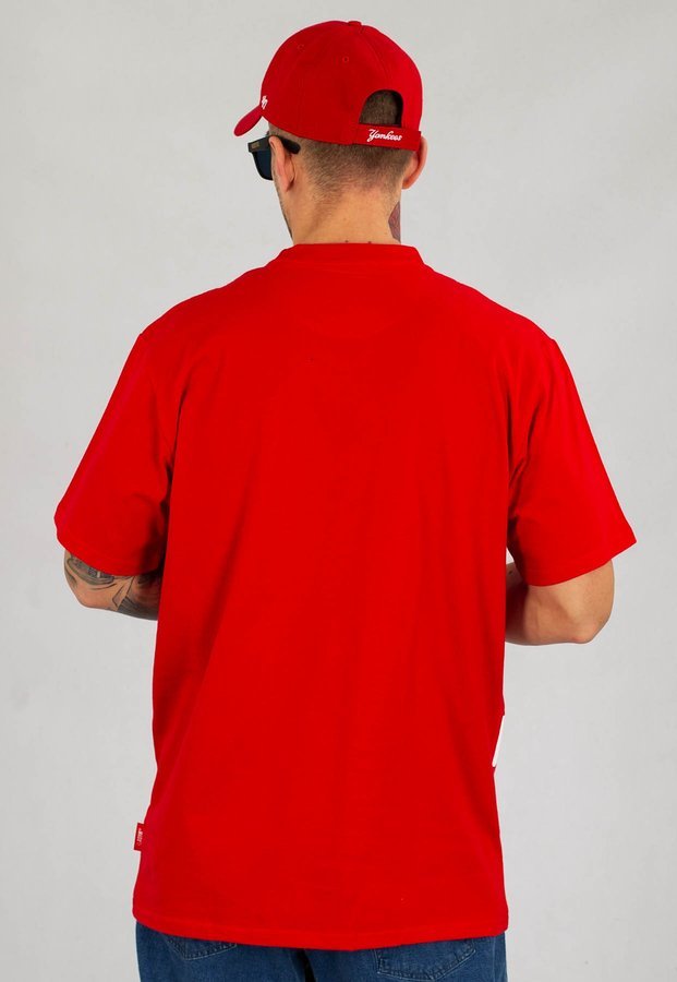 T-shirt Prosto Gelar czerwony