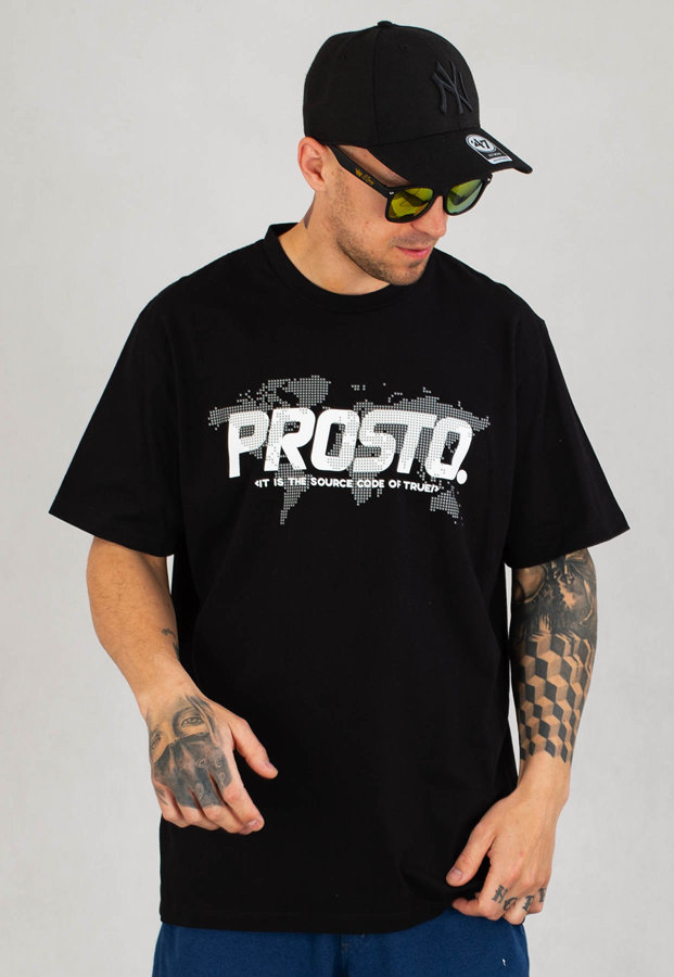 T-shirt Prosto Global czarny