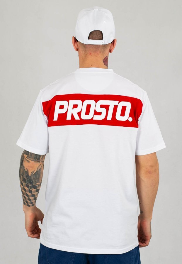 T-shirt Prosto Hugeback biały