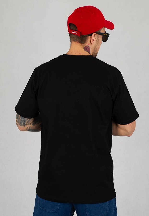 T-shirt Prosto Jackart czarny