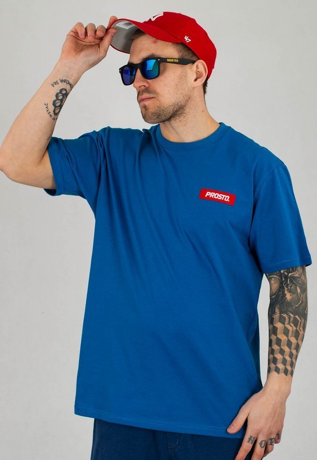T-shirt Prosto Jackart niebieski