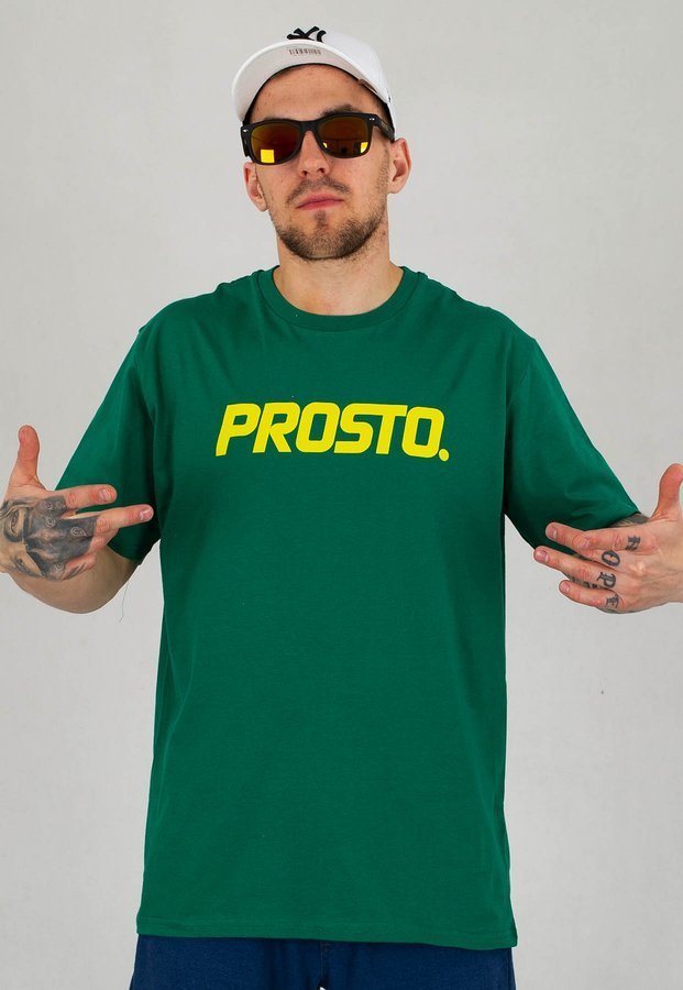 T-shirt Prosto Klasxxi ciemno zielony