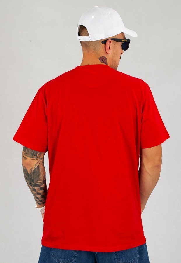 T-shirt Prosto Lillog czerwony