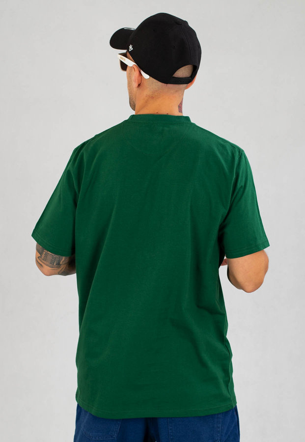 T-shirt Prosto Logout ciemno zielony