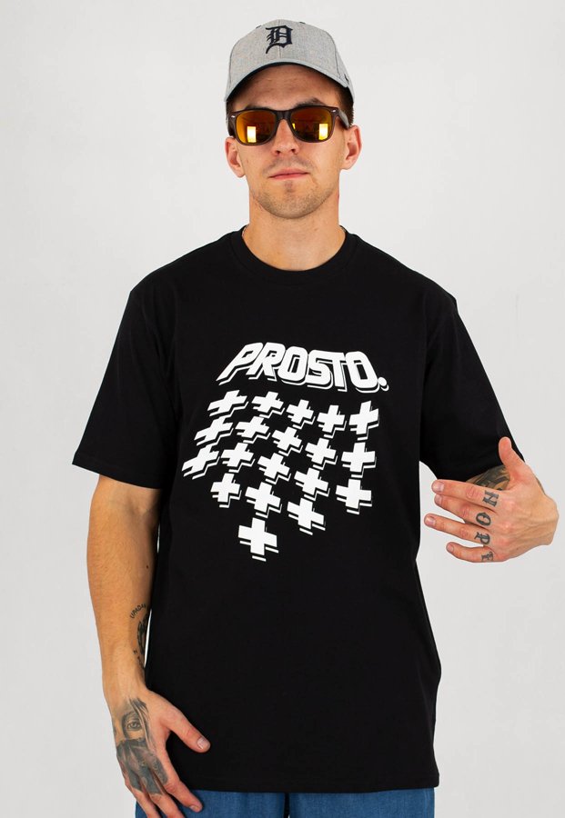 T-shirt Prosto Mirage czarny