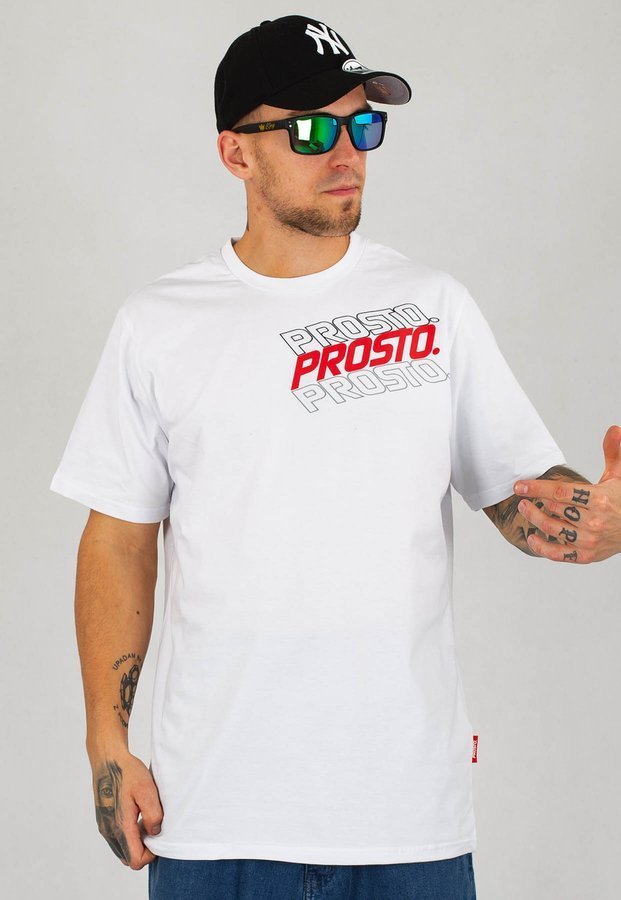 T-shirt Prosto Moros biały