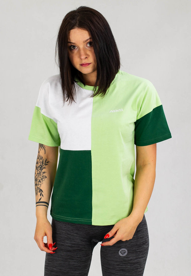 T-shirt Prosto Mousse zielony