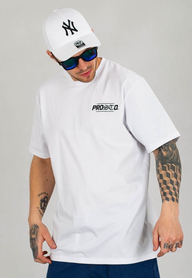 T-shirt Prosto Photochain biały