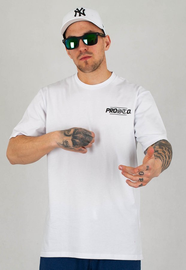 T-shirt Prosto Photochain biały