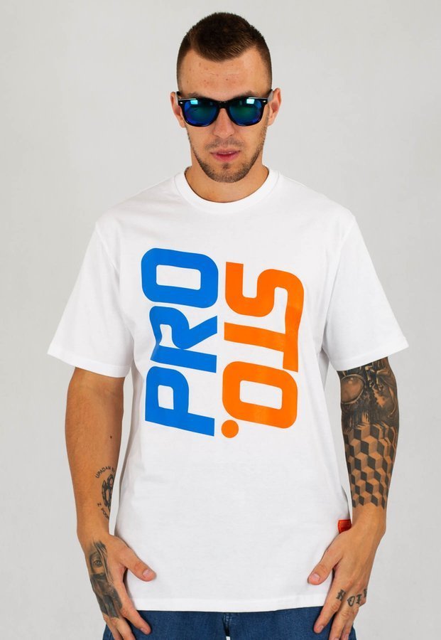 T-shirt Prosto Postcard Close biały