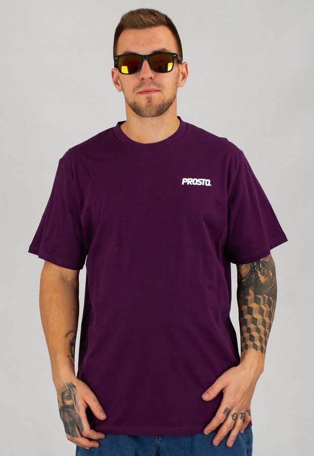 T-shirt Prosto Rebel fioletowy