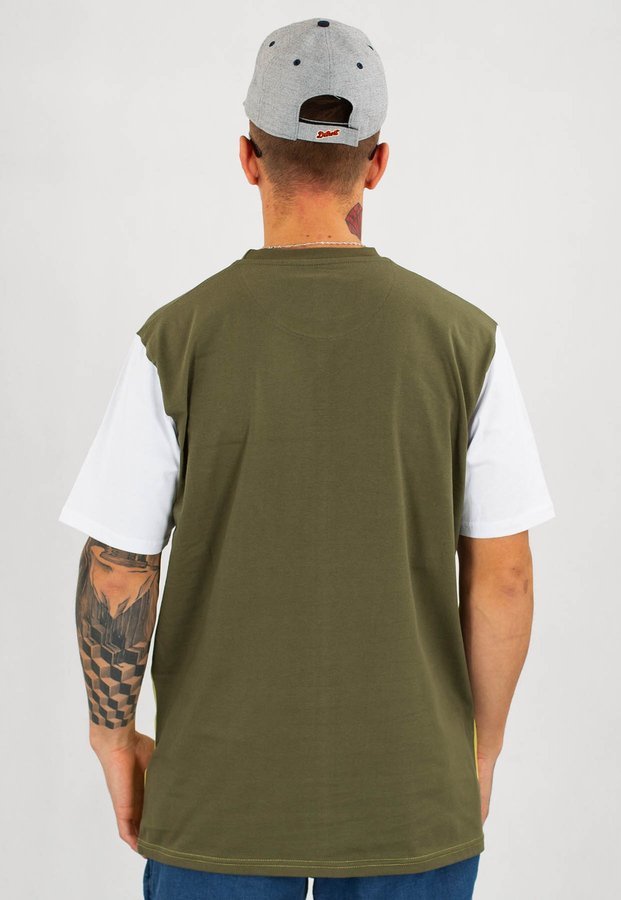 T-shirt Prosto Reyal oliwkowo jasno zielony