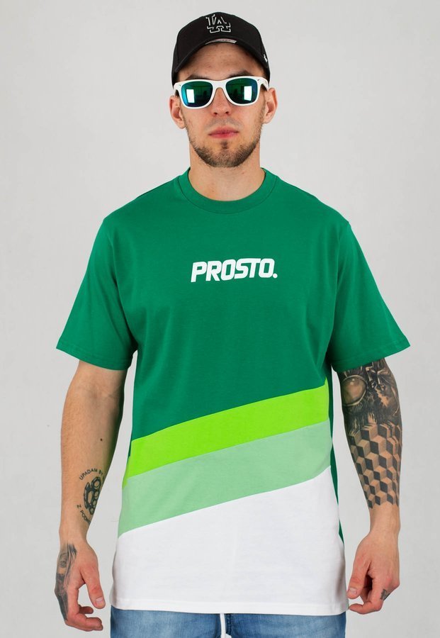 T-shirt Prosto Rise ciemno zielony